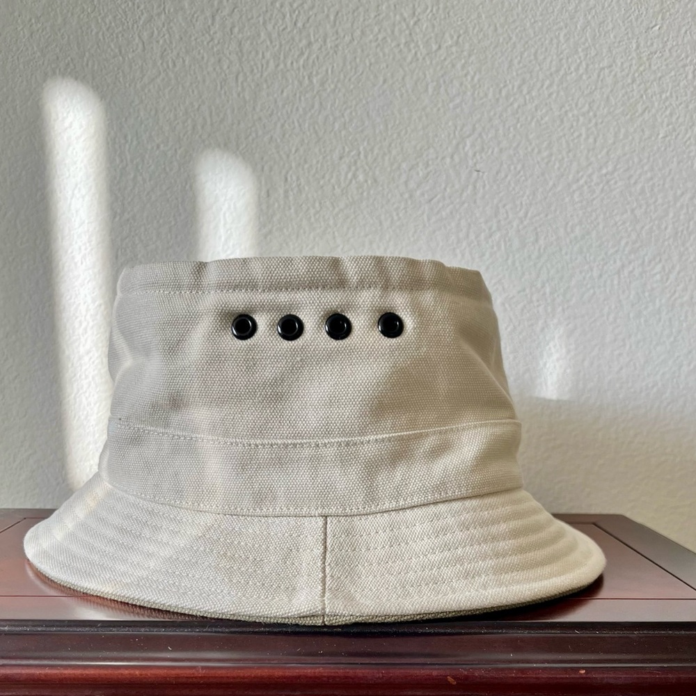 BRAND NEW Club Monaco Mens Khaki Fishing hat in size M/L - Picture 4 of 6